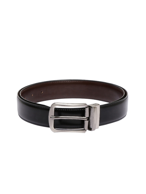 

CRUSSET Men Black & Brown Reversible Solid Belt