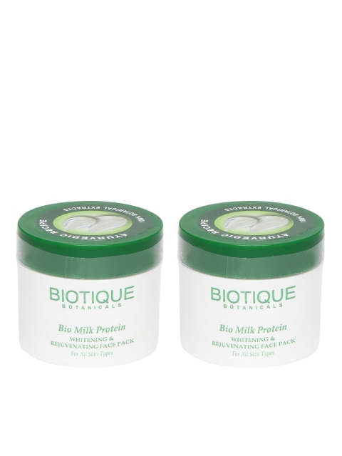 

Biotique Milk Protein Whitening Face Pack Duo, White