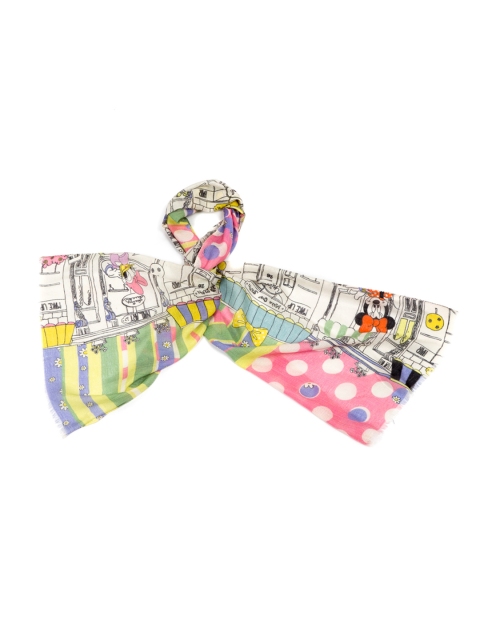 

Disney by SHINGORA Multicoloured Printed Scarf, Multi