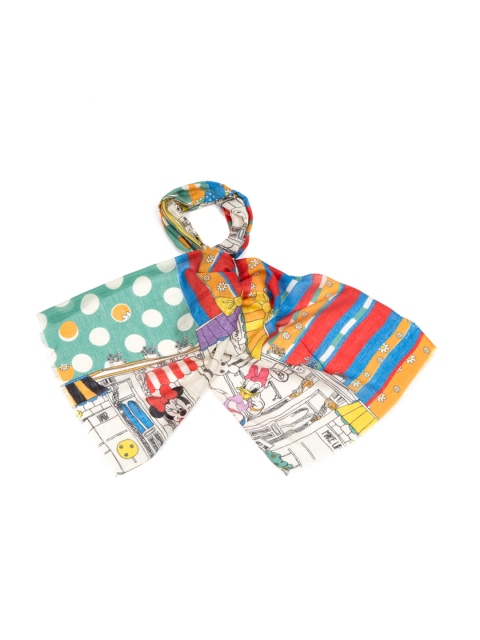 

Disney by SHINGORA Multicoloured Printed Scarf, Multi