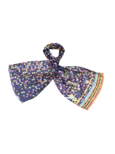 

Disney by SHINGORA Blue Printed Scarf