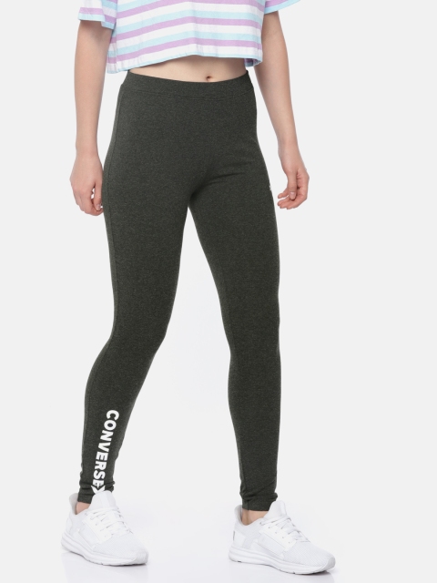 

Converse Women Charcoal Grey Solid CONV10004552C Tights