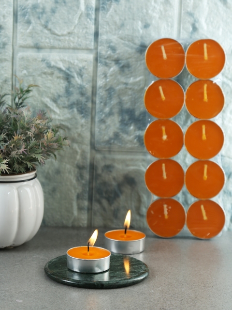 

Resonance Orange Set of 30 Non-Aromatic Tea Light Candles
