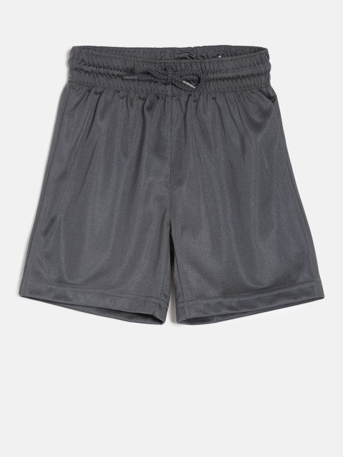 

The Childrens Place Boys Charcoal DAZZLE Solid Regular Fit Regular Shorts