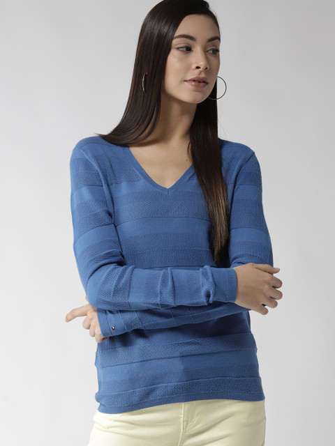

Tommy Hilfiger Women Blue Pullover