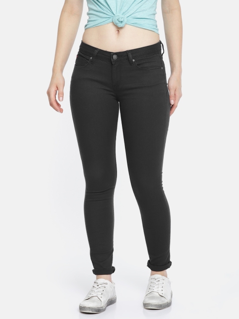 

Lee Cooper Women Black Skinny Fit Low-Rise Clean Look Stretchable Jeans