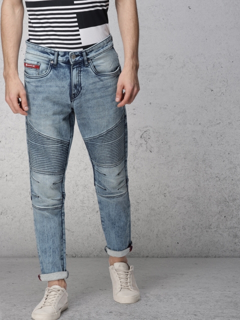 

Ecko Unltd Men Blue Tapered Fit Mid-Rise Clean Look Stretchable Jeans