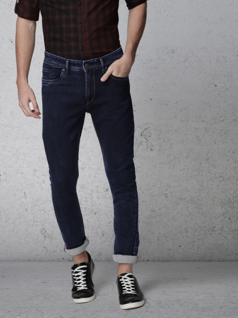 

Ecko Unltd Men Blue Super Slim Fit Mid-Rise Clean Look Stretchable Jeans