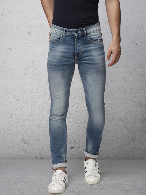 

Ecko Unltd Men Blue Slim Fit Mid-Rise Clean Look Stretchable Jeans