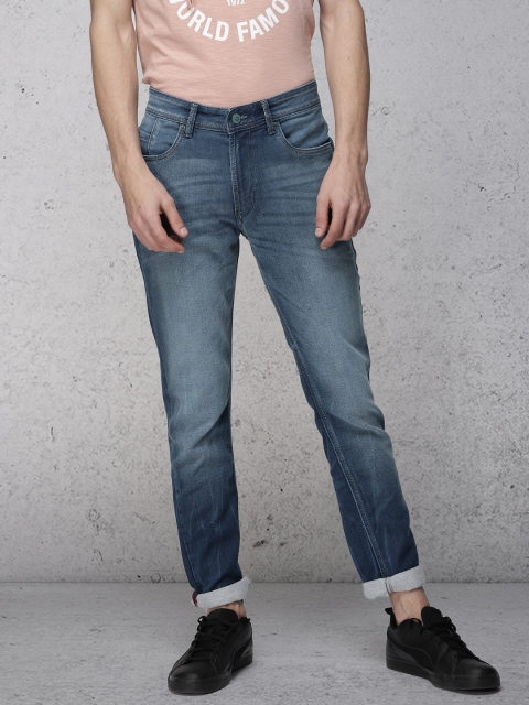 

Ecko Unltd Men Blue Slim Fit Mid-Rise Clean Look Stretchable Jeans