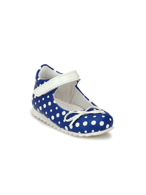 

TUSKEY Girls Blue Printed Synthetic Ballerinas