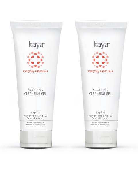 

Kaya Skin Clinic Unisex Pack of 2 Soothing Cleansing Gel, White