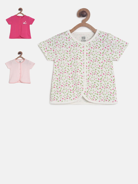 

MINI KLUB Girls Pack of 3 Jhablas, Multi