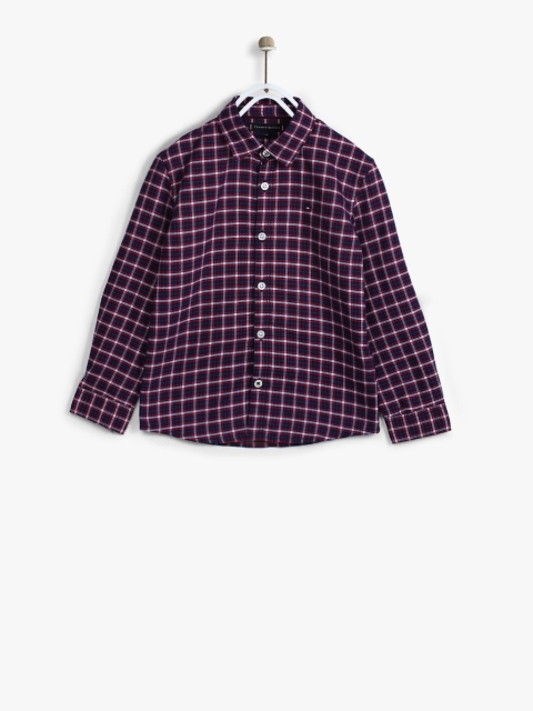

Tommy Hilfiger Boys Multicoloured Classic Regular Fit Checked Casual Shirt, Multi