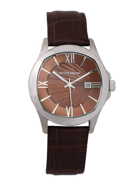 

GIORDANO Men Brown Analogue Watch 1627-03