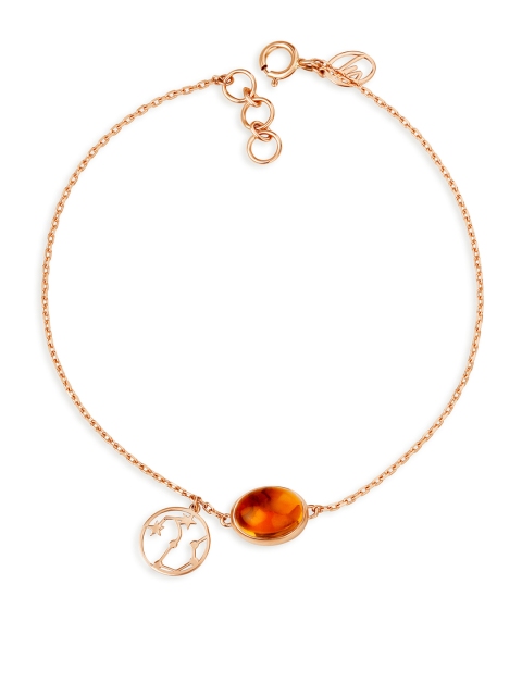 

Mia by Tanishq 14KT Scorpio Birthstone Rose Gold Bracelet