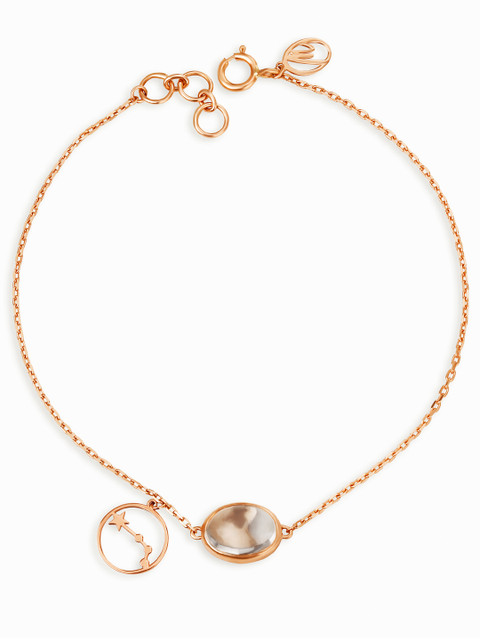 

Mia by Tanishq 14KT Aries Birthstone Rose Gold Bracelet