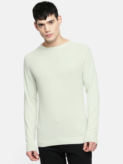 

Van Heusen Sport Men Mint Green Solid Pullover