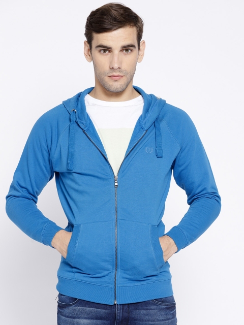

Van Heusen Sport Men Blue Solid Hooded Sweatshirt