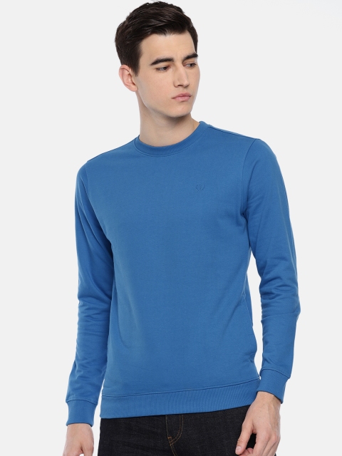 

Van Heusen Sport Men Blue Solid Sweatshirt