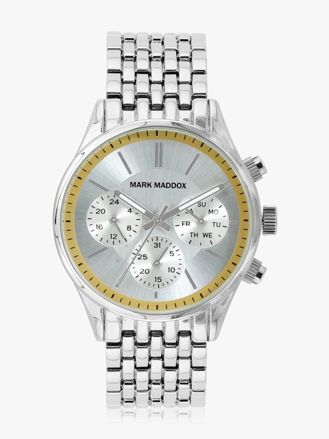 

HM2001-17 Silver/Silver-Toned Analogue Watch