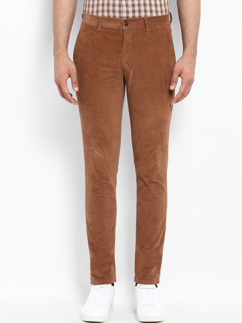 

ColorPlus Men Brown Regular Fit Self Design Chinos