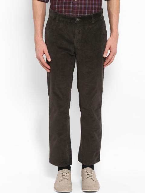 

ColorPlus Men Brown Regular Fit Self-Design Chinos