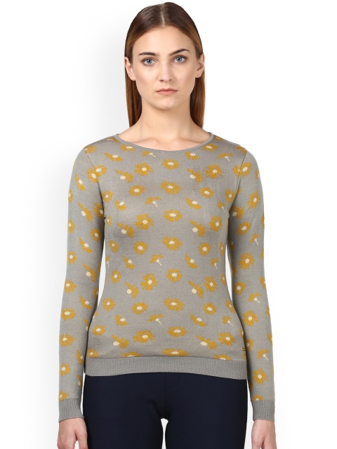 

Park Avenue Woman Grey Printed Pullover