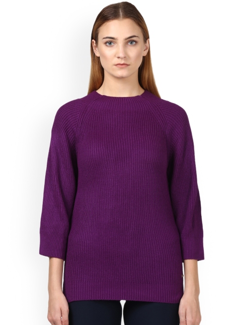 

Park Avenue Woman Purple Solid Pullover