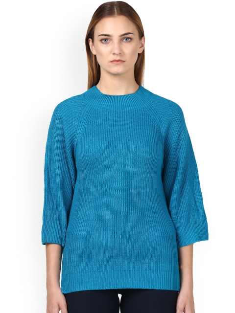 

Park Avenue Woman Blue Solid Pullover