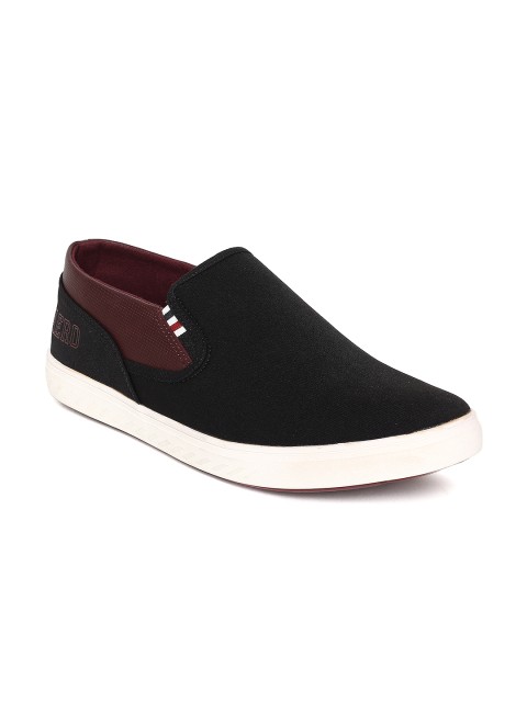 

Aeropostale Men Black Fred Slip-On Sneakers
