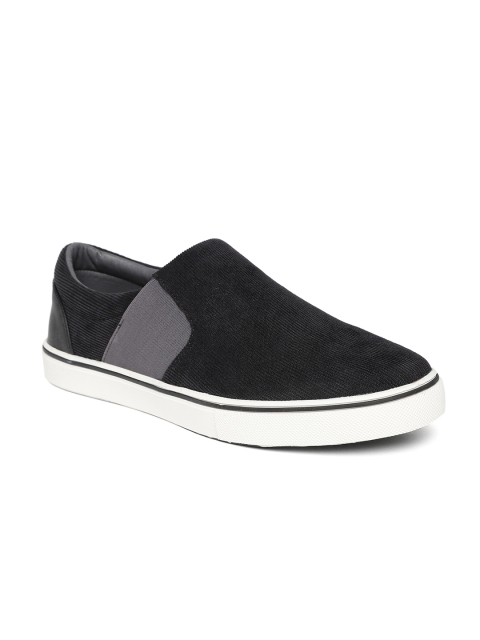 

Aeropostale Men Black Slip-On Sneakers