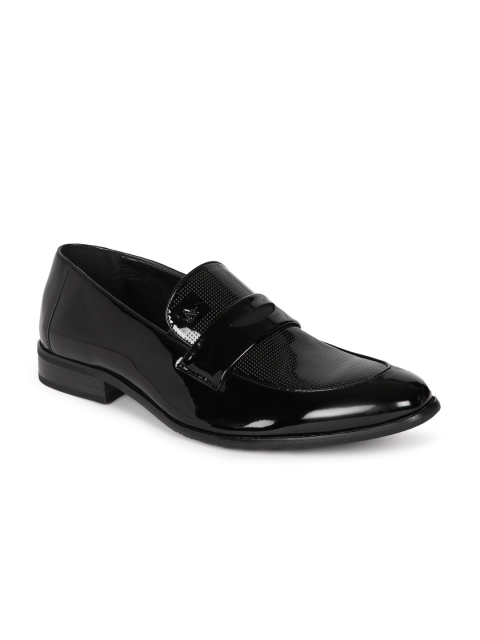 

Arrow Men Black Hobbs Formal Leather Slip-On Shoes