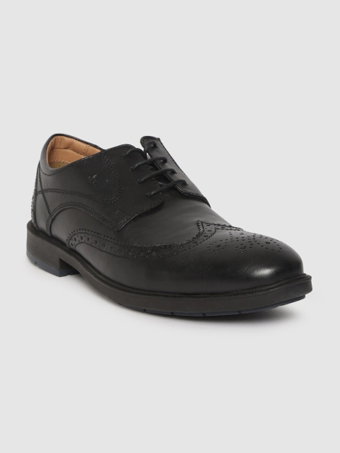 

Arrow Men Black Genuine Leather Formal Brogues