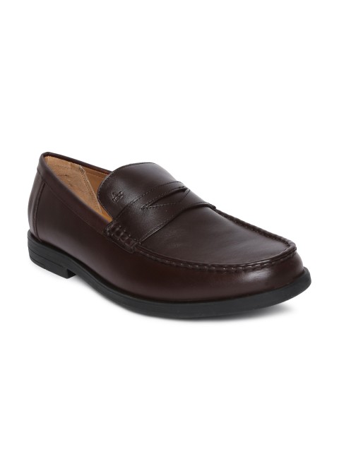 

Arrow Men Brown Lords Leather Semi-Formal Slip-Ons