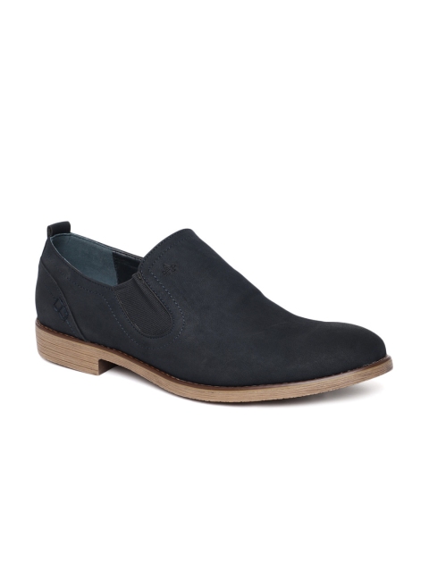 

Arrow Men Navy Blue Denzel Suede Semiformal Slip-Ons