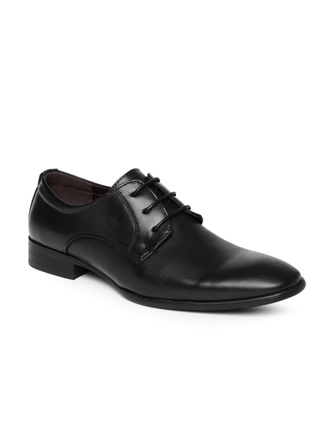 

Arrow Men Black Solid Formal Leather Ben Derbys