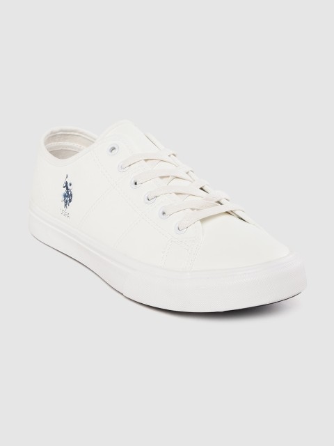 

U.S. Polo Assn. Men Off-White Hanes Sneakers