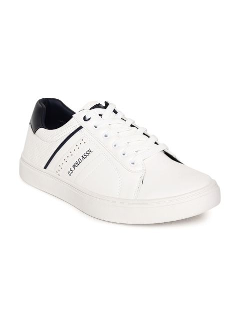 

U.S. Polo Assn. Men White Ayden Sneakers