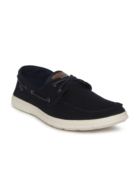 

U.S. Polo Assn. Men Navy Blue Boat Shoes