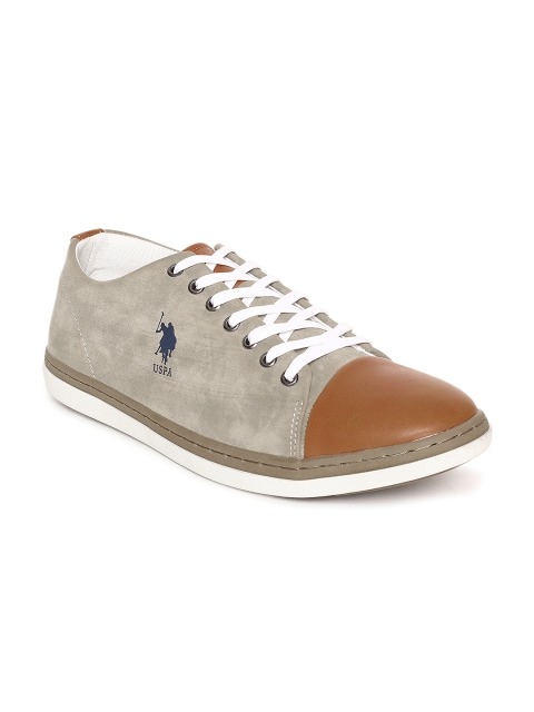 

U.S. Polo Assn. Men Clegane Beige & Tan Brown Sneakers