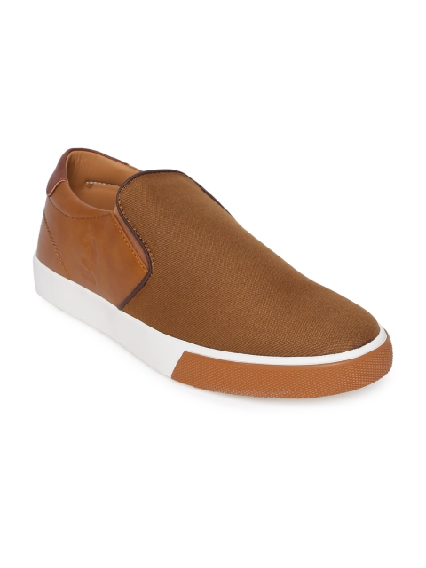 

U.S. Polo Assn. Men Brown Slip-On Sneakers