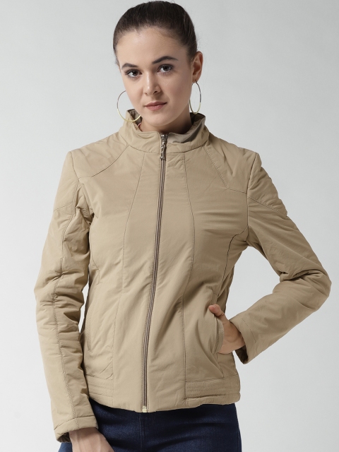 

Fort Collins Women Khaki Solid Padded Jacket