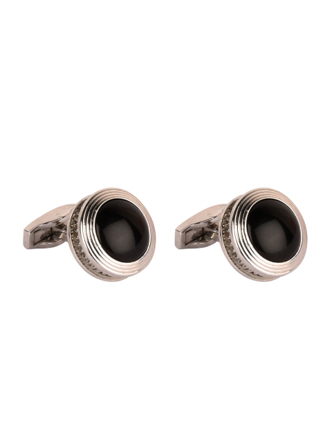 

JEWEL JUNCTION Rose Gold Round Cufflinks