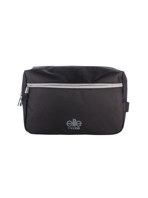 

elite models Men Black Travel Hanging Toiletry Bag