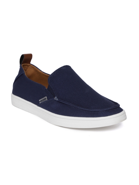 

Flying Machine Men Navy Blue Slip-On Sneakers