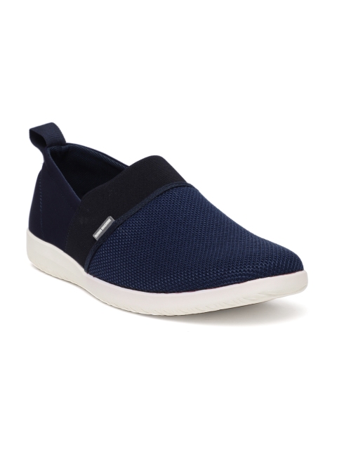 

Flying Machine Men Navy Blue Nicolas Slip-On Sneakers
