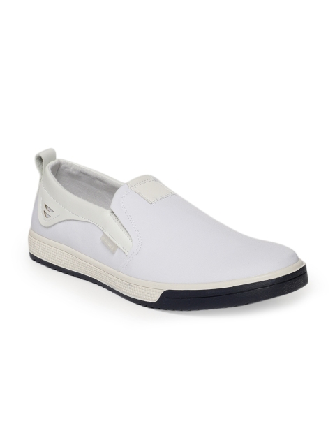 

Flying Machine Men White Anthony Slip-On Sneakers