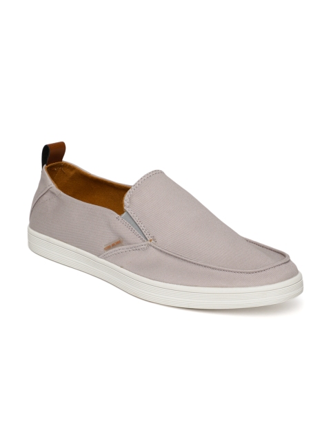 

Flying Machine Men Grey Solid Jose Slip-On Sneakers