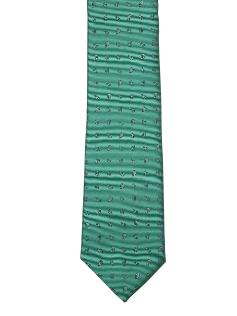 

Van Heusen Green Woven Design Broad Tie